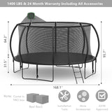 12FT Pumpkin Trampoline